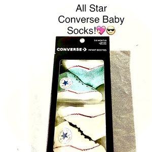 All Star converse baby socks